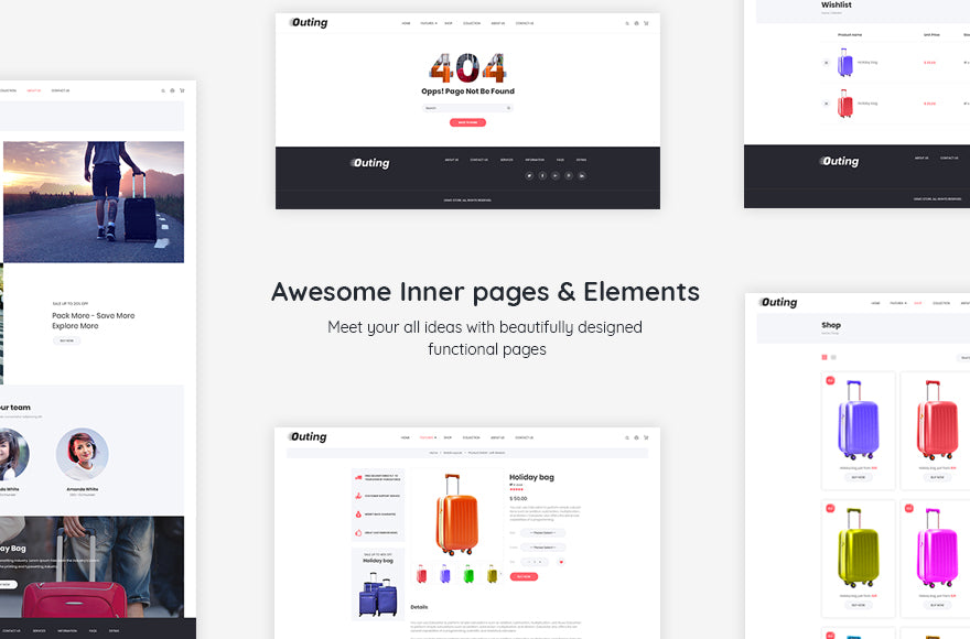 Outing Turbo Multi-Purpose Shopify Theme - Zarathemes