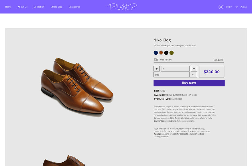 Runner - Theme - Zarathemes